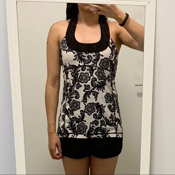 Lululemon - Floral Scoop Neck Tank - Picture 4 of 4